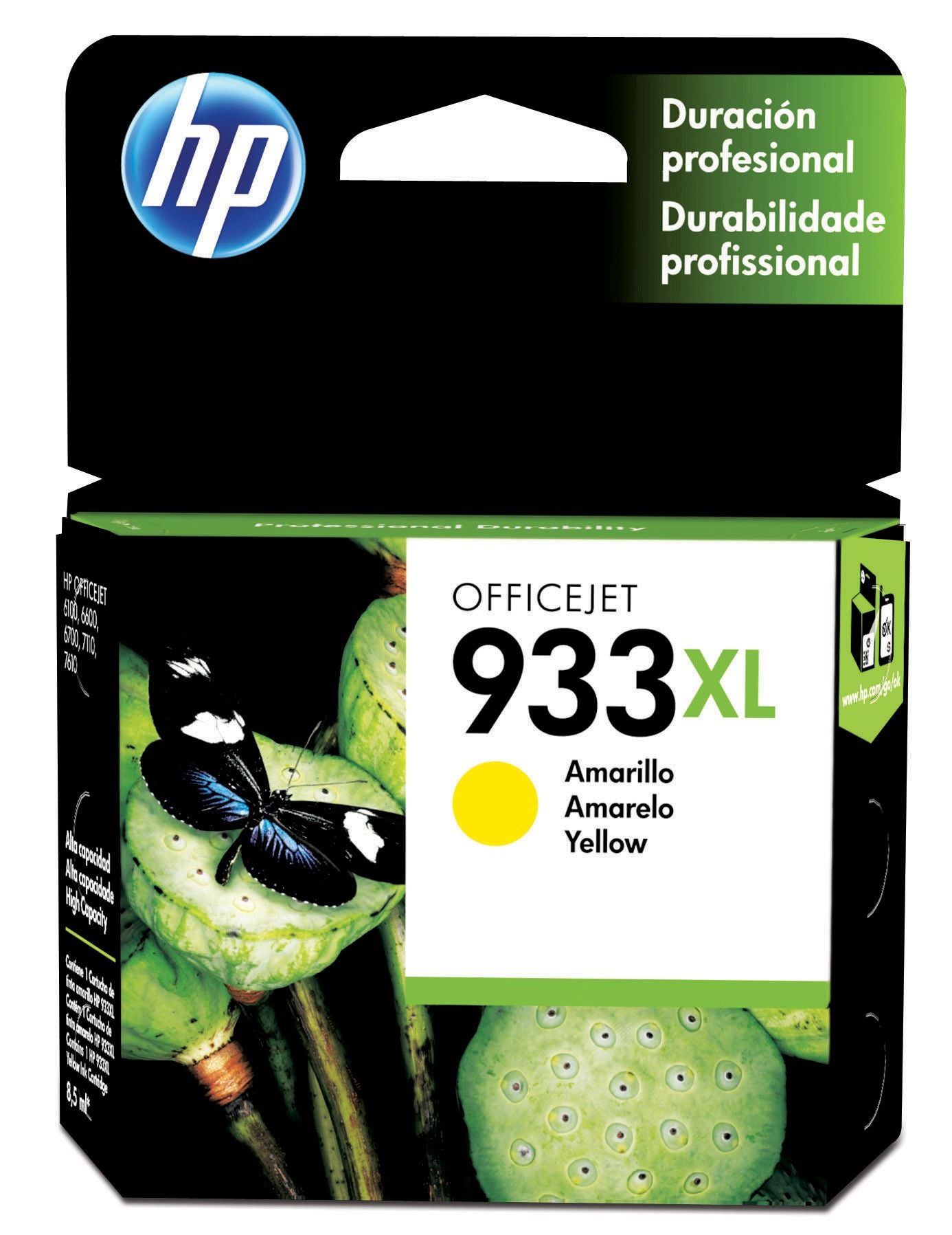 CN056AL Cartucho HP 933XL Amarillo Original, 825 Páginas