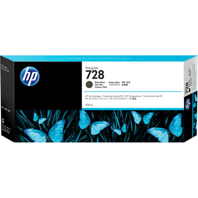 F9J68A Cartucho HP 728 Negro Mate Original, 300ml