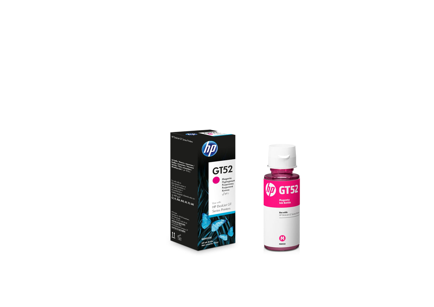 M0H55AL Botella de Tinta HP GT52 Magenta Original, 70ml