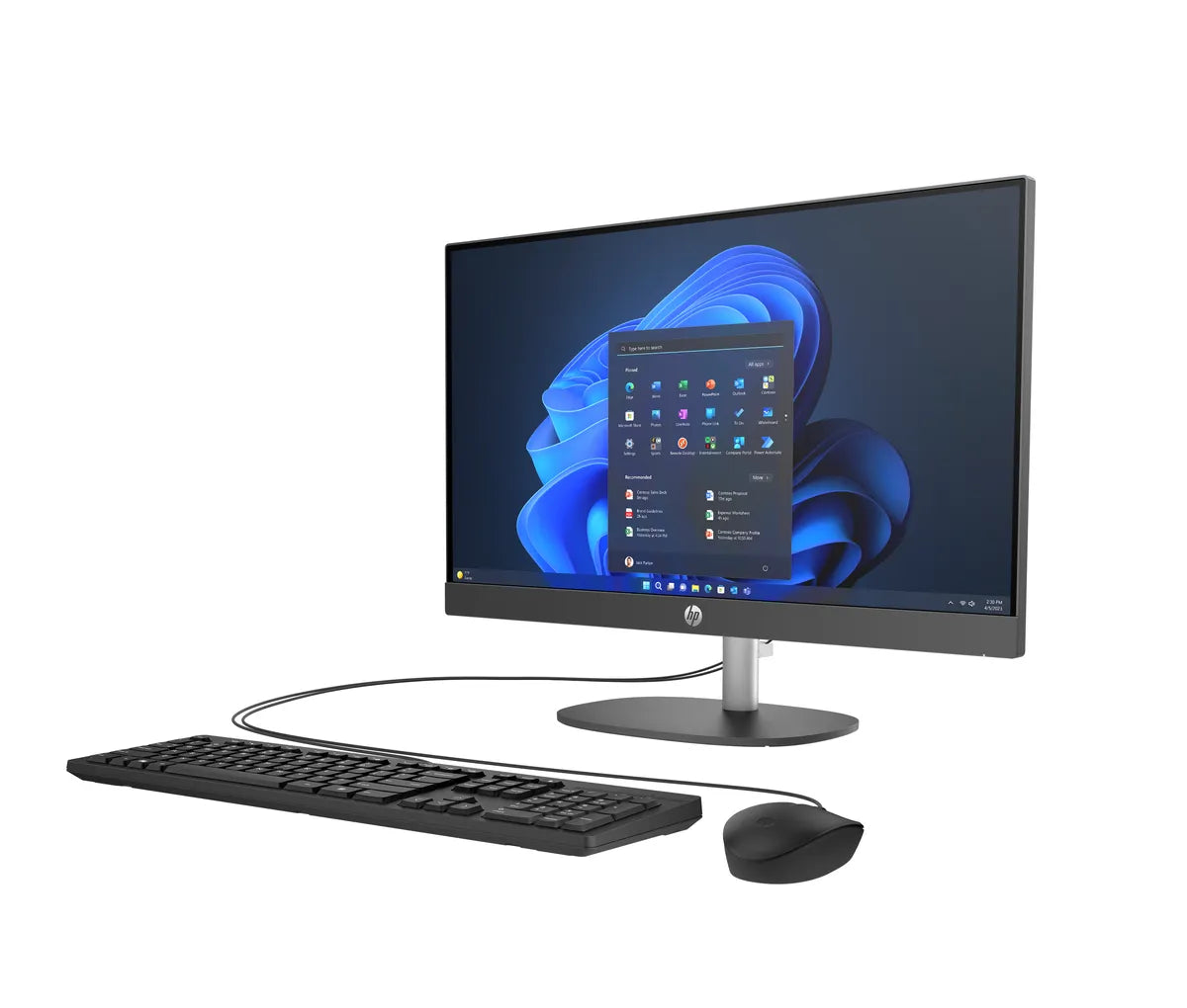 Computadora Todo en Uno HP ProOne 245 G10, 23.8" FHD, AMD Ryzen5 7520U, RAM 8GB, 512GB SSD, Windows 11 Home