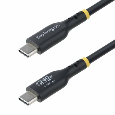 StarTech.com CABLE DE CARGA USB-C TIPO C 3M CERTIFICACION USB-IF - 240W CABLE DE CARGA USB-C TIPO C 3M CERTIFICACION USB-IF - 240W