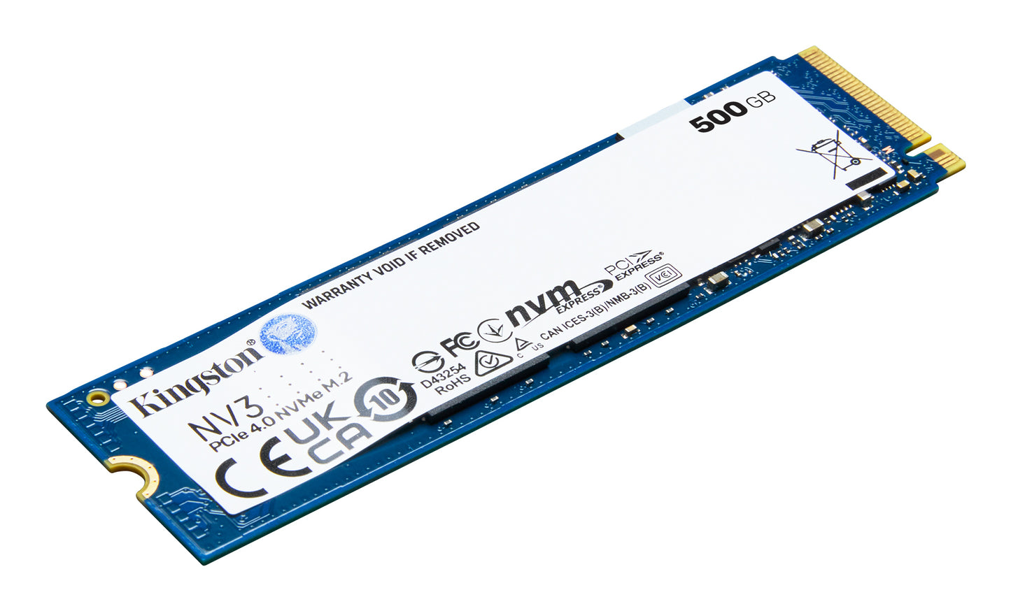 SSD KINGSTON SNV3S NVME, 500GB, PCI EXPR