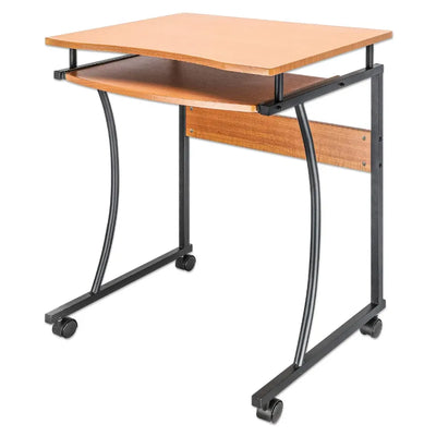 Escritorio compacto Café con ruedas y band