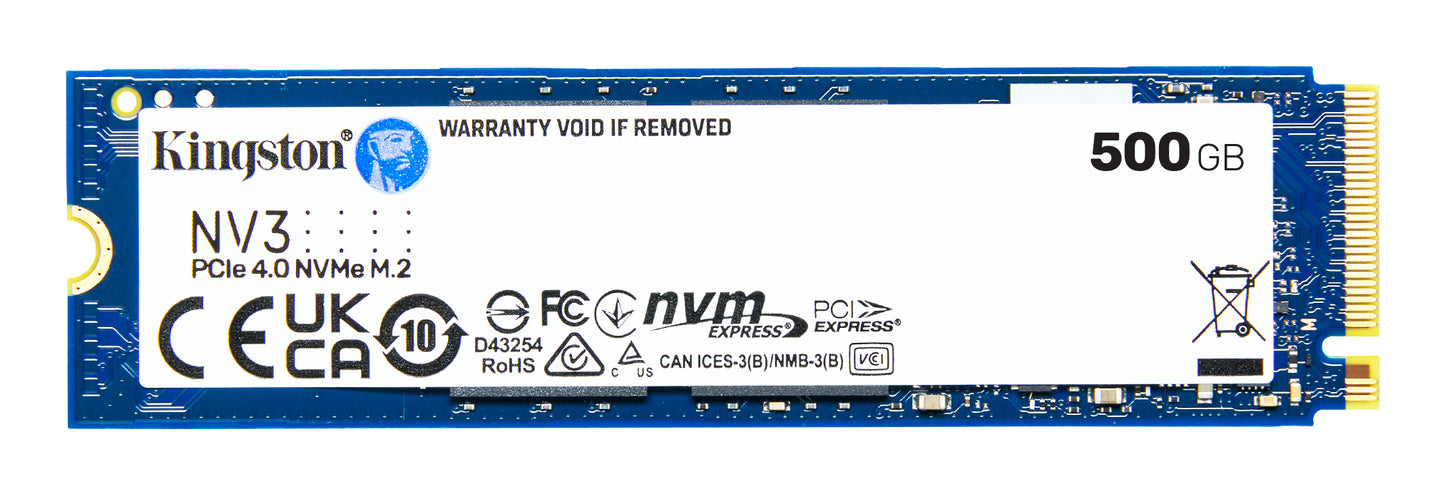 SSD KINGSTON SNV3S NVME, 500GB, PCI EXPR