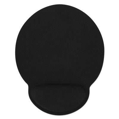 Mousepad con descansa muñecas 434362 Manhattan, Negro