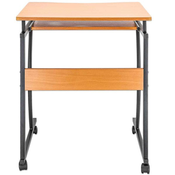 Escritorio compacto Café con ruedas y band