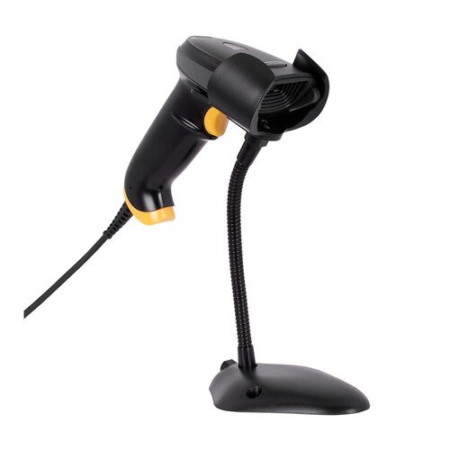 Lector TECHZONE POS TZBESC3 1D láser Bi-direccional, USD base ajustable con lector removible