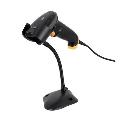 Lector TECHZONE POS TZBESC3 1D láser Bi-direccional, USD base ajustable con lector removible