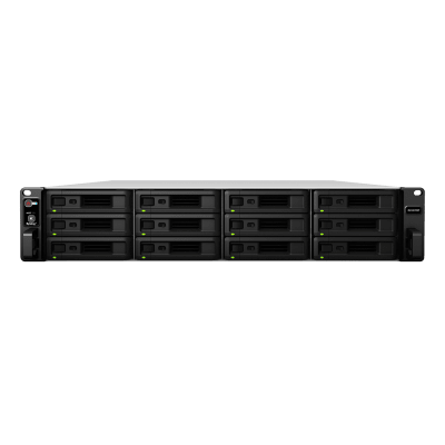 Unidad de Expansión Synology RX1217RP | 12 Bahías Rack 2U | PSU Redundante Hot-Swap | 240TB Máx | SATA 3.5''+2.5'' | DSM | Para RS2423RP+/RS3617xs+/RS4021xs+ | SKU RX-1217RP