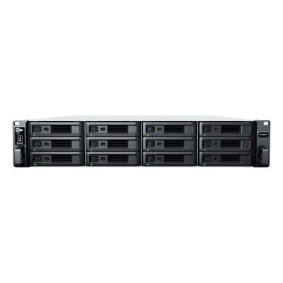 Expansor de Almacenamiento Rack Synology RX1223RP | 12 Bahías SATA 3.5''/2.5'' | Para RS2825RP+ y RS2423RP+ | +12 Bahías al NAS Host | PSU Redundante | Ventiladores Hot-Swap | HAT5310 SAT5221 | SKU RX1223RP