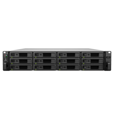 Servidor SAN/NAS Enterprise Synology SA3610 | 12 Bahías SAS/SATA | Expansión 96 Bahías / 1.728 PB | 6,200 MB/s | 2×10GbE + 25/40GbE/FC | RDIMM 128GB | RAID F1 SSD | VMware Hyper-V | SKU SA3610