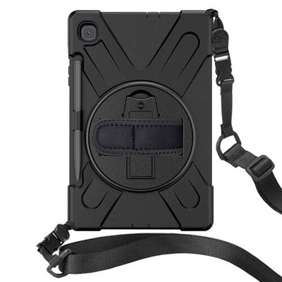 Funda para Samsung Galaxy Tab S6 Lite BRobotix, 10.4", Con correa de 360 grados, Espacio para pluma