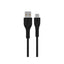 Cable USB v3.0 tipo "C", 1m, color negro, PVC