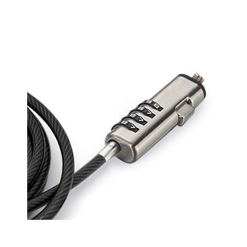 Canado de seguridad de combinación para Laptop para ranuras tipo Nano  de 1.8 metros de longitud