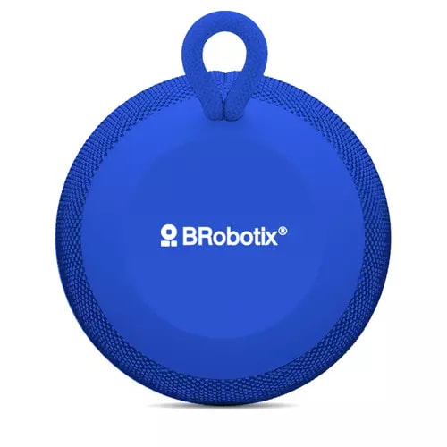 Bocina Bluetooth 360 BRobotix Azul, Radio FM, Puerto USB Y Micro SD,