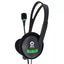 Audífonos Con Micrófono Ajustable, 2 Plugs 3.5 MM, Negro BROBOTIX 651428