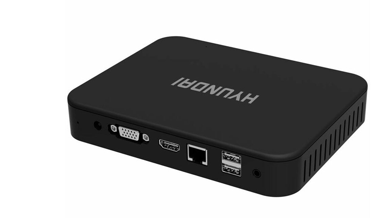 Mini PC Hyundai Procesador Celeron N4020 Windows 11 Home Memoria RAM 4GB Almacenamiento 128GB WiFi HDMI VGA USB