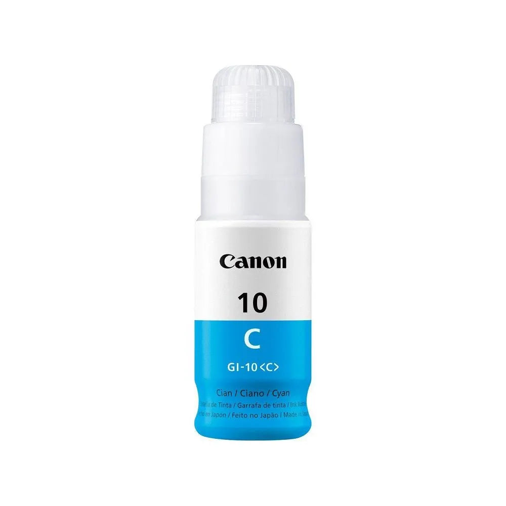 Botella de recarga de tinta Canon GI 10 Azul ciánico