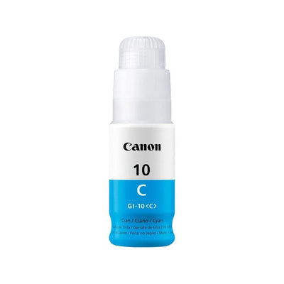 Botella de recarga de tinta Canon GI 10 Azul ciánico