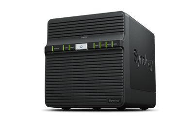 NAS Synology DS423+, 4 Bahías, 2.0GHz, Hasta 72TB, Soporta M.2 2280