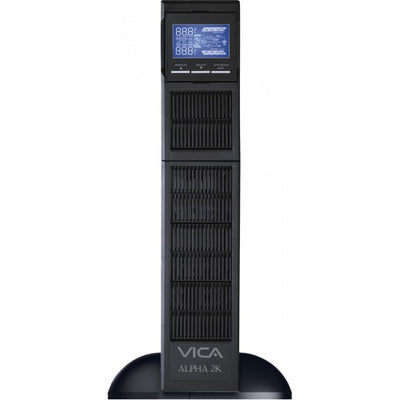 VICA UPS Online Alpha 3K, capacidad 3000VA / 3000W, Diseño Rack/Torre, doble conversión en línea con factor de potencia unitario y con Pantalla LCD