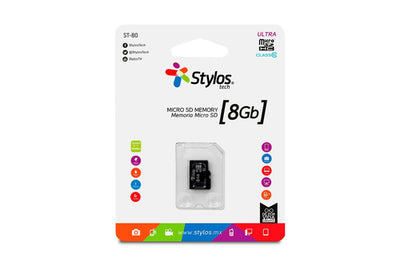 microSDHC Stylos de 8gb