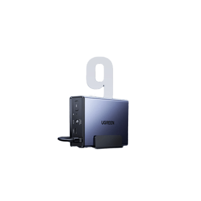 UPS NAS UGREEN US3000 45615 | 120W CC 12V DC Directo | 8 Salidas Protegidas | Sin Conversión AC→DC en Batería | DSM + NAS Manager | Rack | Apagado Automático | SKU 45615
