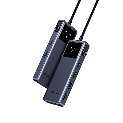Hub USB-C 6en1 UGREEN 75177 | HDMI 4K@60Hz | 3×USB-A 5Gbps | PD 100W Passthrough | MacBook Air/Pro Windows Linux | Plug-and-Play | SKU 75177
