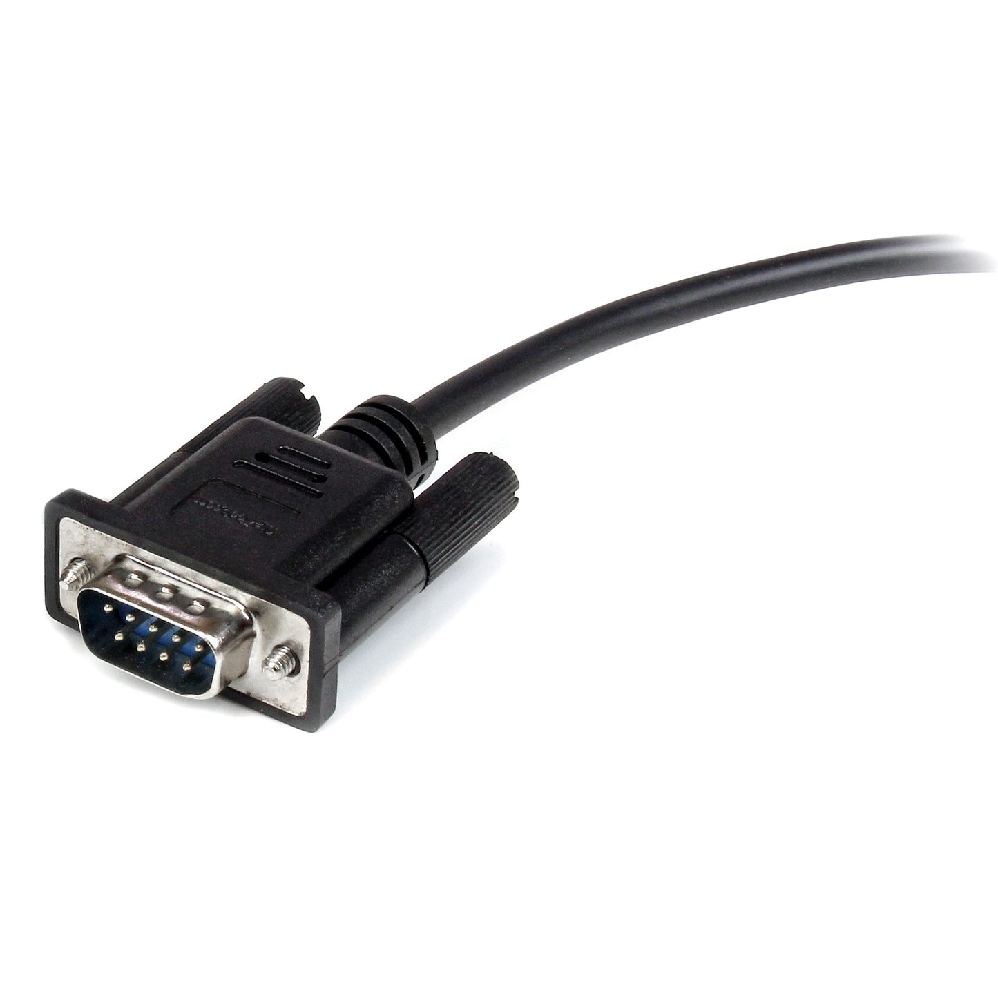 Cable 3m extensión directo STARTECH Straight Through Serial RS232 Video EGA DB9 Macho a Hembra - Negro