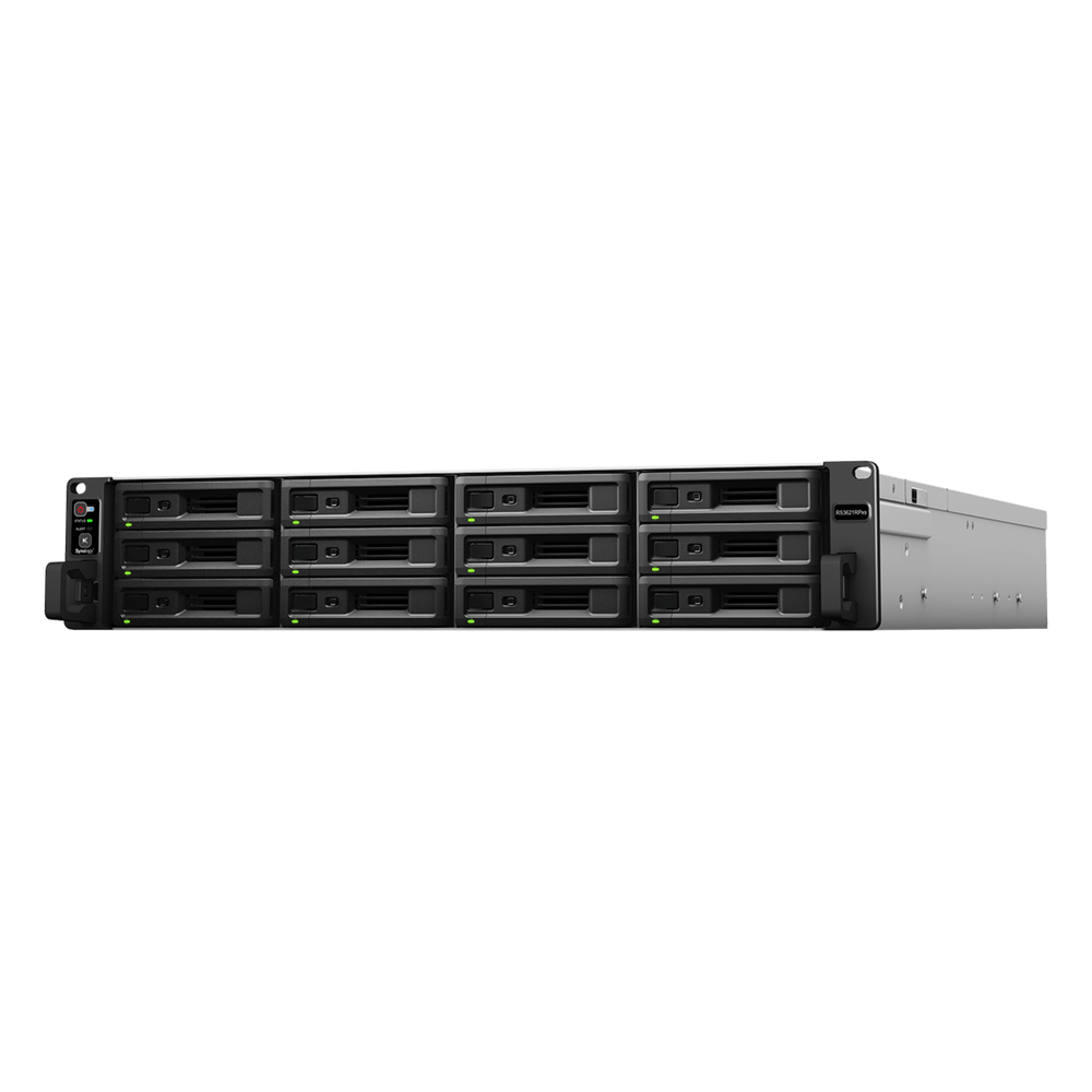 NAS Synology RS3621RPxs | Rack 2U | 12 Bahías (exp. 36) | Xeon D-1531 6C/12T | 8GB DDR4 ECC RDIMM (max 64GB) | Doble PSU Redundante Hot-Swap | RAID F1/6 | VMware vSphere / Hyper-V | SKU RS3621RPXS
