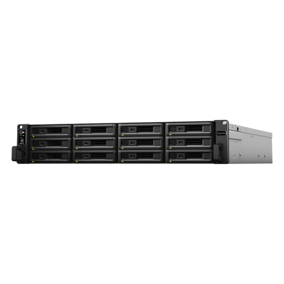 Servidor de Almacenamiento Synology RackStation RS3621RPxs | 12 Bahías | Procesador Intel Xeon D-1531 de 6 Núcleos | 8 GB DDR4 ECC | Expandible a 36 Bahías | Energía Redundante | Compatible con Virtualización y RAID.