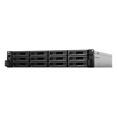 Unidad de Expansión Synology RX1217/RX1217RP | 12 Bahías de Disco | Compatible con RackStation 2U | Expansión de Volumen en Línea | Fuentes de Alimentación Redundantes (RX1217RP) | Administración DSM.