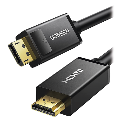 Cable DP Macho a HDMI Macho / Longitud 1.50 Metros (4.92 Pies) / Soporta 4K@30Hz / Soporta 3D / Cobre EstaÑado 28AWG / Blindaje Interno MÚltiple / TransmisiÓn Unidireccional / BotÓn de LiberaciÓn / Chip de Última GeneraciÓn