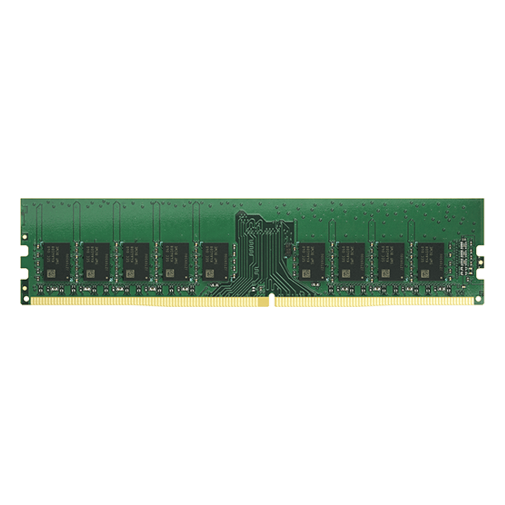 Módulo RAM Synology D4EU02-16G | DDR4 ECC UDIMM 16GB | Exclusivo RS2825RP+ | ECC Previene Corrupción Silenciosa de Datos | VMM Contenedores Drive | Garantía 5 Años | SKU D4EU02-16G