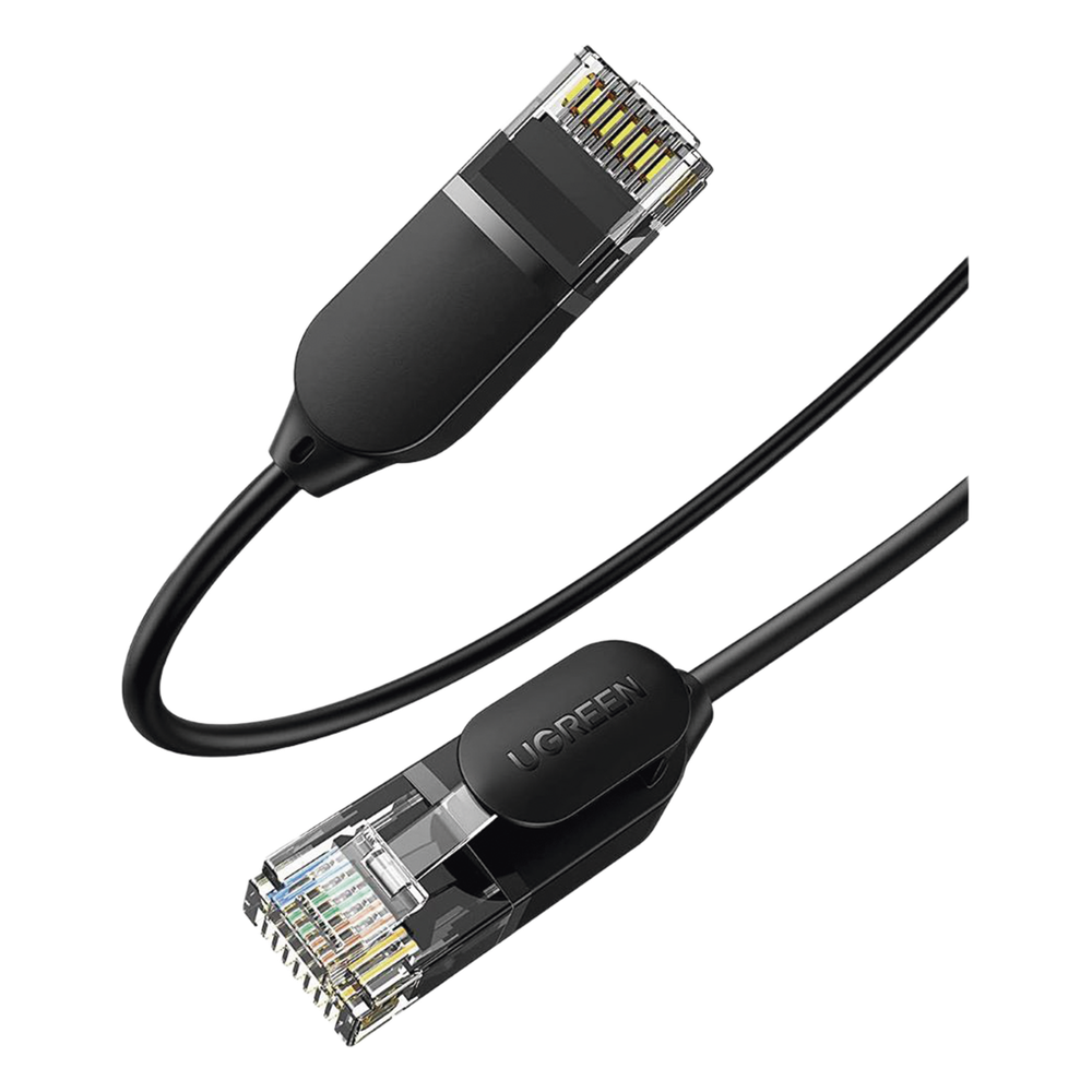 Cable Ethernet Cat6A UTP Ultra Delgado UGREEN 10m | 10Gbps 500MHz | 2.8mm Diámetro | Cobre 32AWG | Certificación Fluke | TPE | NAS Switch Router Rack | SKU 70656