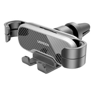 Soporte de Teléfono para Rendija de Ventilación | Tecnología Gravity Drive | Rotación de 360° | Suspensión por Goma | 5 Puntos de Sujeción | Compacto | Ajustable | Estable | Compatible con Rejilla de Ventilaci