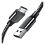 Cable USB-A a Micro USB | 2 Metros (6.56 Pies) | Tecnología de Carga Rápida Qualcomm / QC 3.0/2.0 | Recarga hasta 18W | Transmisión de Datos hasta 480Mbps | Tecnología de Carga Segura | Hasta 5,000 Flexiones | ABS y PVC de Alta Duración