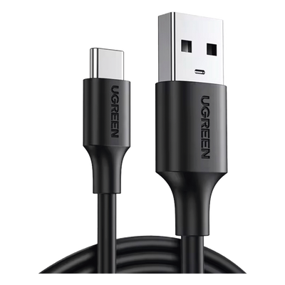 Cable USB-A a USB-C | 1 Metro | Carga y Sincronización de Datos | Carga Rápida 60W | Datos 5 Gbps | QC 3.0/2.0 | FPC | AFC | Protección Integrada | Duradero y Flexible| Caja ABS | Cubierta de TPE | Color Negro.