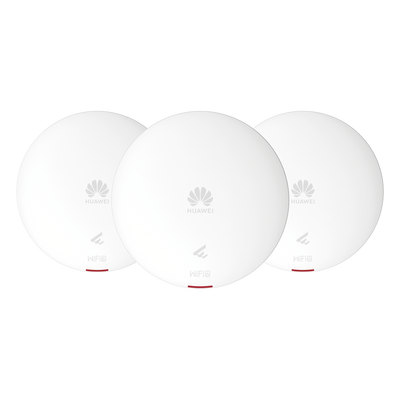 Kit de 3 - Punto de Acceso Wi-Fi 6 / 1.775 Gbps / MU-MIMO 2x2:2 (2.4GHz y 5GHz) / Smart Antenna 20% más cobertura / Instalación en techo y pared / Seguridad WP3 / Con Administración Gratuita desde la Nube