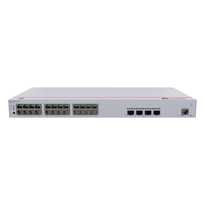 Switch Administrable PoE Capa 3 / 24 Puertos Gigabit PoE / 4 Puertos 10GE SFP+ / 128 Gbps / PoE 400W / iStack / ERPS
