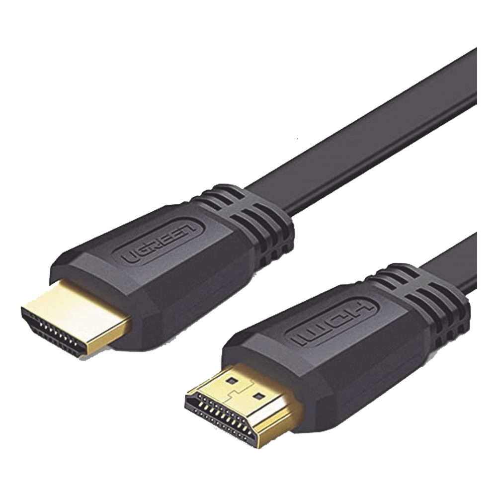 Cable HDMI 2.0 Plano UGREEN 50820 | 3m | 18Gbps | 4K@60Hz HDR | ARC | Triple Blindaje 30AWG | 4.0×11.5mm | Bajo Alfombra / Pared / Rendija | Apple TV Chromecast PS4 | SKU 50820