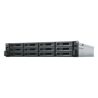 Unidad de Expansión RX1223RP | 12 Bahías HDD/SSD SATA 3.5" o 2.5" | Fuente de Alimentación Redundante | Compatible con Synology DSM | Plug-and-Play.