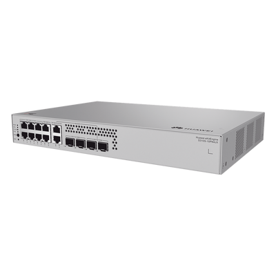 Switch de Acceso Administrable / Capa 2+ / 6x PoE+ Gigabit + 2x PoE+ Multi-Gigabit 2.5G + 2x Gigabit + 2x SFP + 2x SFP+ / PoE Perpetuo / 128 W PoE / 3.6 x 18.3 x 14.0 pulgadas