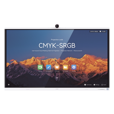 HUAWEI IdeaHub S2, Pantalla interactiva para Colaboración Inteligente, 65", 4K UHD, Harmony OS, Wi-Fi 6, Cámara inteligente, Funcionalidad BYOM.