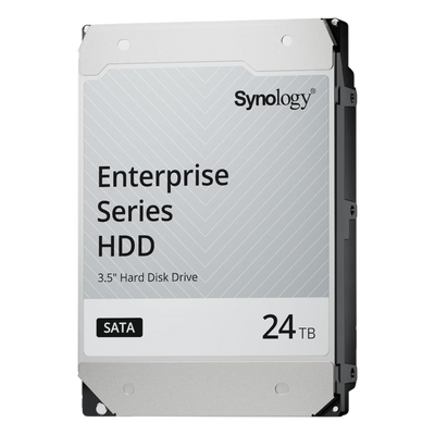 Disco Duro SATA de 3,5" Serie Plus / Capacidad 24TB / Interfaz SATA 6 GB/s / Tecnología CMR / MTBF de 1,2 Millón de Horas / Carga de Trabajo de 180 TB/año / Compatible con Synology DSM