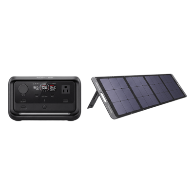 KIT DE PANEL SOLAR Y ESTACIóN DE BATERíA PORTáTIL
