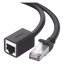 Cable de Extensión Cat6 RJ45 F/UTP / Macho a Hembra / 3 Metros (9.84 Pies) / Método de Conexión 568B / Velocidad de Transmisión 1000Mbps / Ancho de Banda del Canal 250MHz / Caja de Cobre / Negro