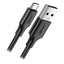 Cable USB-A a Micro USB | 1 Metro (3.28 Pies) | Tecnología de Carga Rápida Qualcomm / QC 3.0/2.0 | Recarga hasta 18W | Transmisión de Datos hasta 480Mbps | Tecnología de Carga Segura | Hasta 5,000 Flexiones | ABS y PVC de Alta Duración