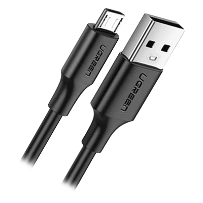 Cable USB-A a Micro USB | 1 Metro (3.28 Pies) | Tecnología de Carga Rápida Qualcomm / QC 3.0/2.0 | Recarga hasta 18W | Transmisión de Datos hasta 480Mbps | Tecnología de Carga Segura | Hasta 5,000 Flexiones | ABS y PVC de Alta Duración
