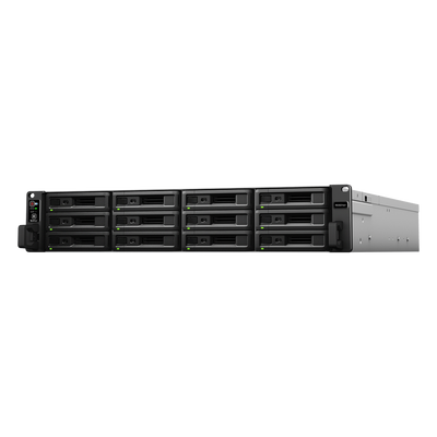 RackStation RS3621xs+ | 12 Bahías | Procesador Intel Xeon D-1541 8 Núcleos | 8 GB DDR4 ECC | Dual 10GbE | Alimentación Redundante | Escalable a 36 Bahías | Garantía 3 Años.